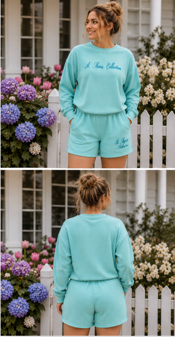 Sea Crystal Corduroy Set