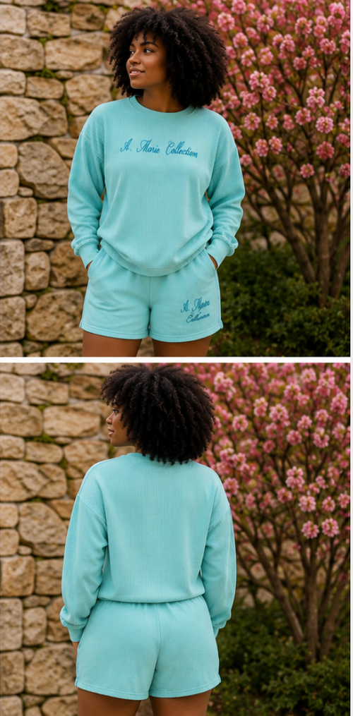 Sea Crystal Corduroy Set